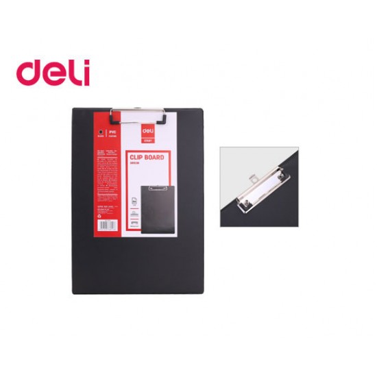 DELI ΠΙΝΑΚΙΔΑ ΣΕΜΙΝΑΡΙΟΥ ΜΕ ΠΙΑΣΤΡΑ PVC Α4 ΜΑΥΡΗ